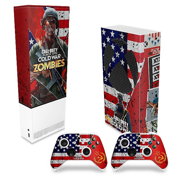 KIT Xbox Series S Capa Anti Poeira e Skin - Call Of Duty Cold War