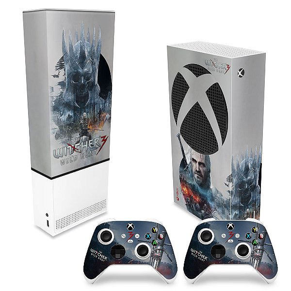 KIT Xbox Series S Capa Anti Poeira e Skin - The Witcher 3