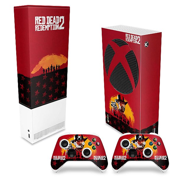 KIT Xbox Series S Capa Anti Poeira e Skin - Red Dead Redemption 2