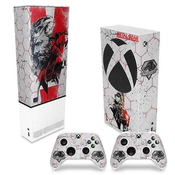 KIT Xbox Series S Capa Anti Poeira e Skin - Metal Gear Solid