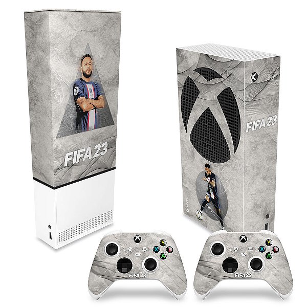 KIT Xbox Series S Capa Anti Poeira e Skin - FIFA 23