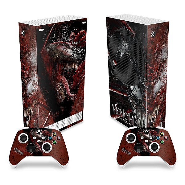 Skin Xbox Series S - Venom Tempo de Carnificina