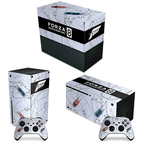 KIT Xbox Series X Capa Anti Poeira e Skin - Forza Motor Sport 8