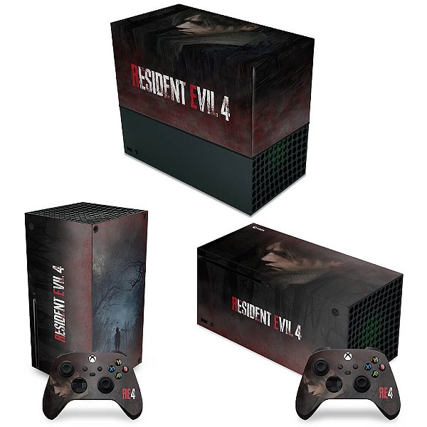 Skin Xbox One Fat Controle Adesivo - Resident Evil 2 Remake em