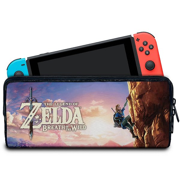 無料配達 Zelda - Estojo Bolsa Switch Nintendo Case Breath Wild The Of Nintendo Switch