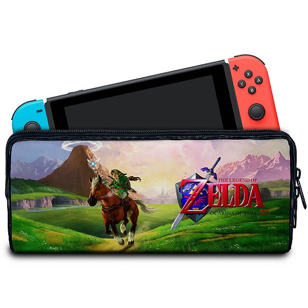 Case Nintendo Switch Bolsa Estojo - Zelda Ocarina Of Time