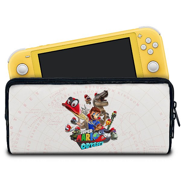 Case Nintendo Switch Lite Bolsa Estojo - Super Mario Odyssey