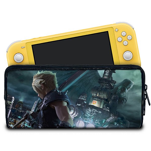 Case Nintendo Switch Lite Bolsa Estojo - Final Fantasy Vii: Remake