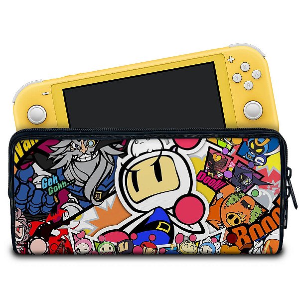 Case Nintendo Switch Lite Bolsa Estojo - Bomberman