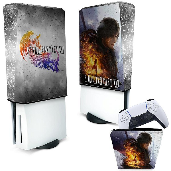 KIT Capa PS5 e Case Controle - Final Fantasy XVI