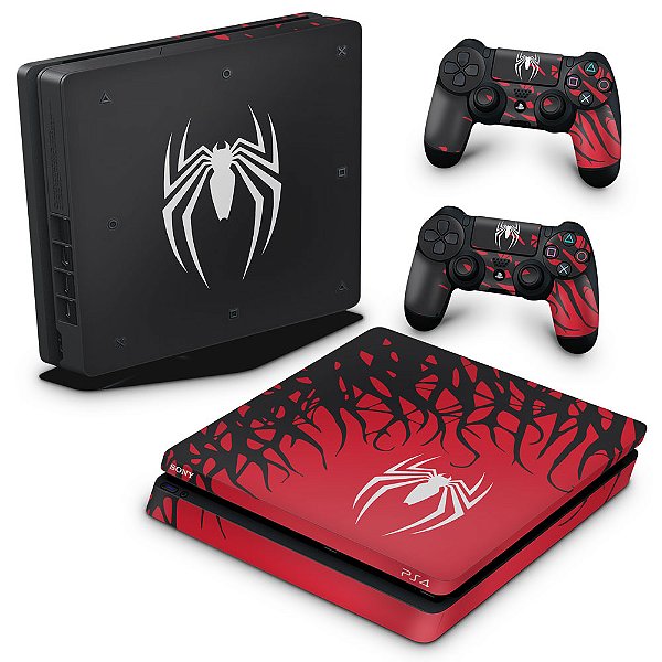 PS4 Slim Skin - Spider-Man Homem Aranha 2 Edition