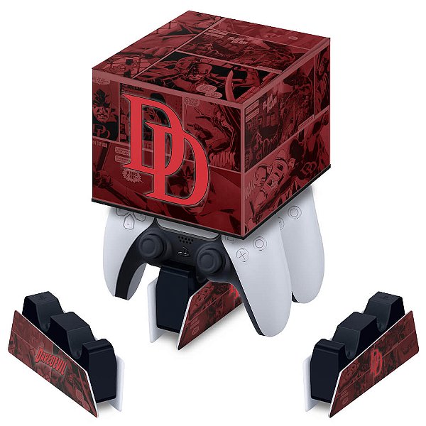 Capa PS5 Base de Carregamento Controle - Daredevil Demolidor Comics