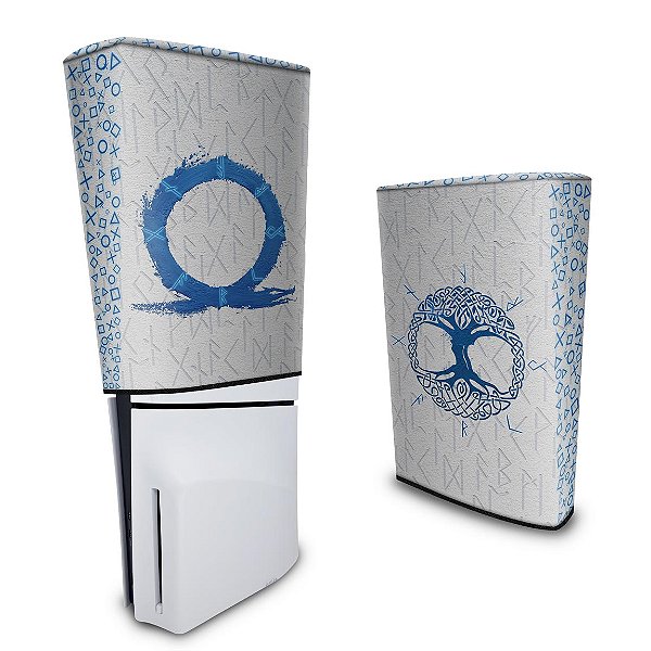 Capa PS5 Slim Anti Poeira - God Of War Ragnarok