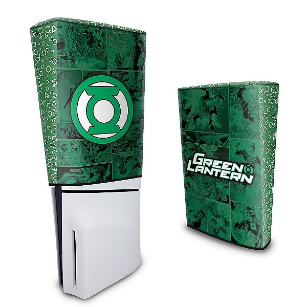 Capa PS5 Slim Anti Poeira - Lanterna Verde Comics
