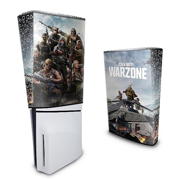 Capa PS5 Slim Anti Poeira - Call of Duty Warzone