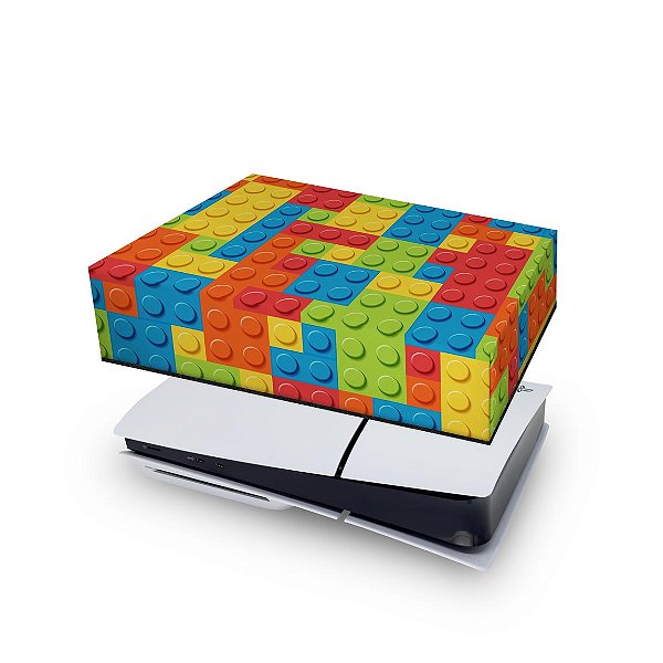 PS5 Slim Capa Anti Poeira - Lego Peça
