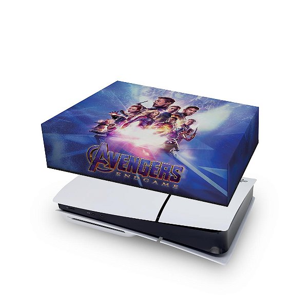 PS5 Slim Capa Anti Poeira - Vingadores Ultimato Endgame