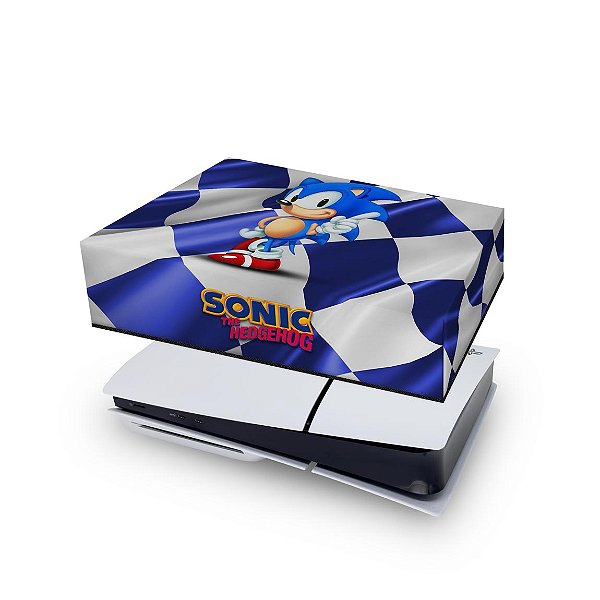 PS5 Slim Capa Anti Poeira - Sonic