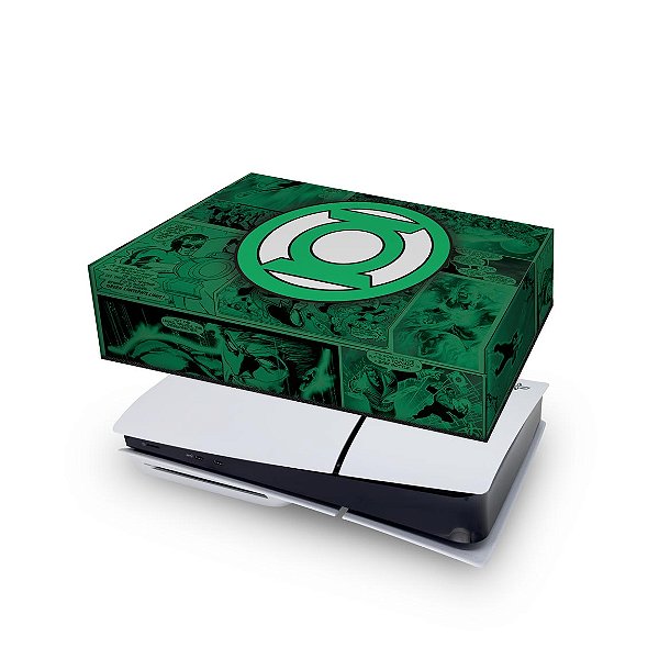 PS5 Slim Capa Anti Poeira - Lanterna Verde Comics