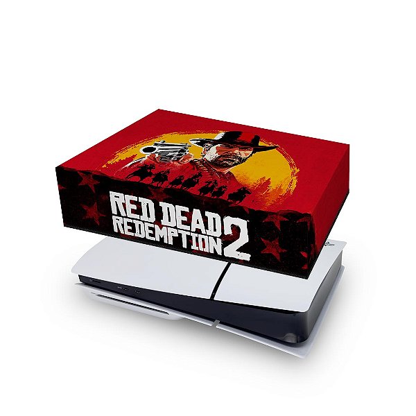 PS5 Slim Capa Anti Poeira - Red Dead Redemption 2