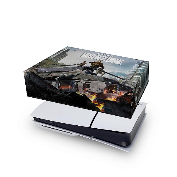 PS5 Slim Capa Anti Poeira - Call of Duty Warzone