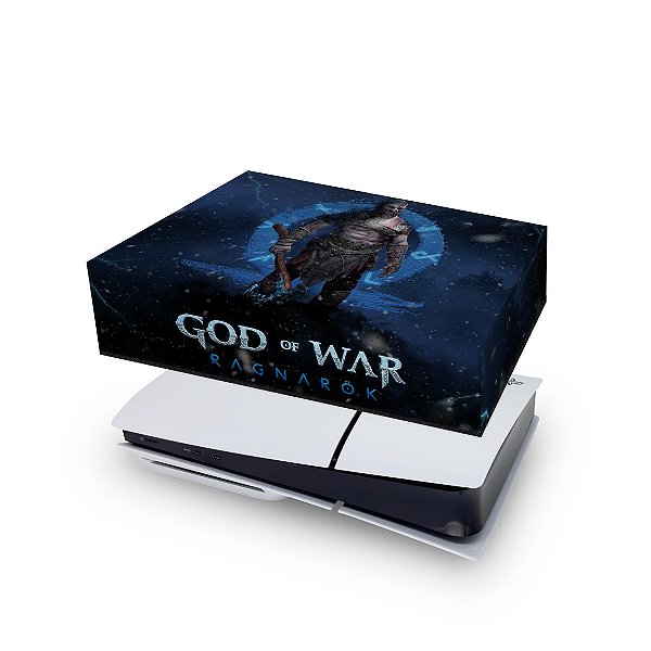 PS5 Slim Capa Anti Poeira - God of War Ragnarok B