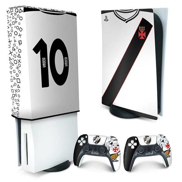 KIT PS5 Fat Skin Anti Bolha e Capa Anti Poeira - Vasco B