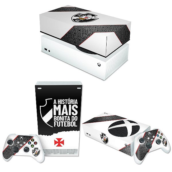 KIT Xbox Series S Skin Anti Bolha e Capa Anti Poeira - Vasco A