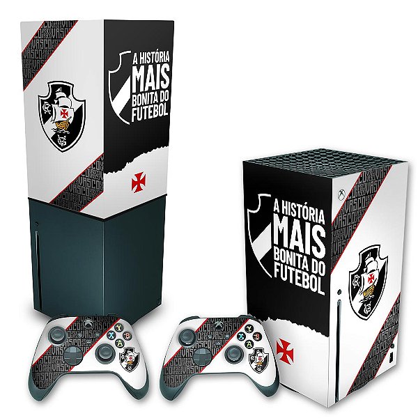 KIT Xbox Series X Skin Anti Bolha e Capa Anti Poeira - Vasco A