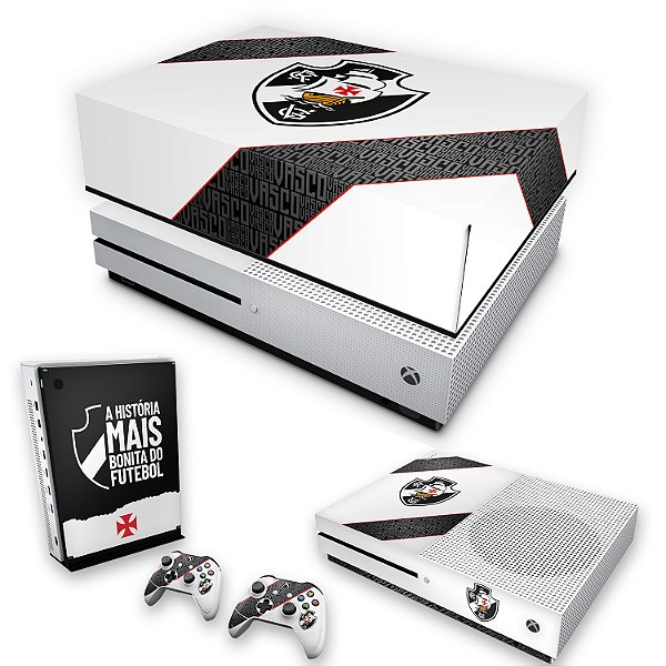 KIT Xbox One S Slim Skin Anti Bolha e Capa Anti Poeira - Vasco A