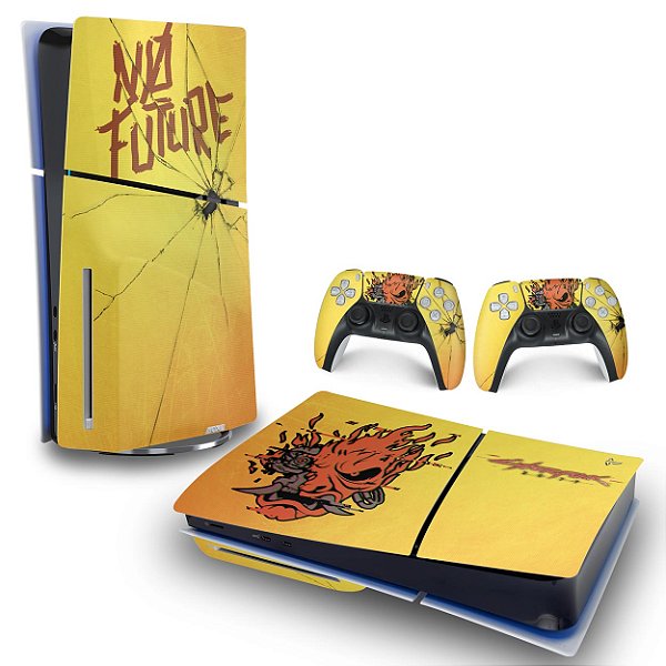 Skin PS5 Slim Horizontal - Cyberpunk 2077