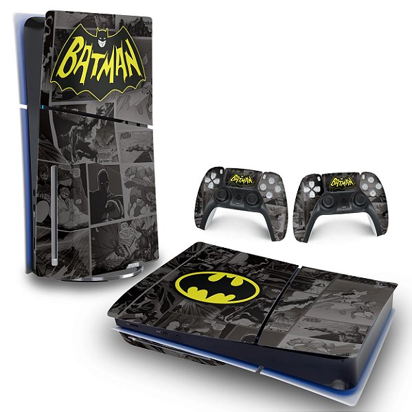 Skin PS5 Slim Horizontal - Batman Comics