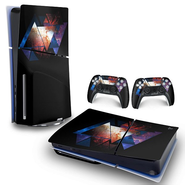 Skin PS5 Slim Horizontal - Abstrato #90