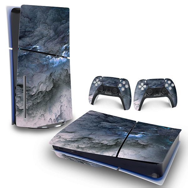 Skin PS5 Slim Horizontal - Abstrato #91