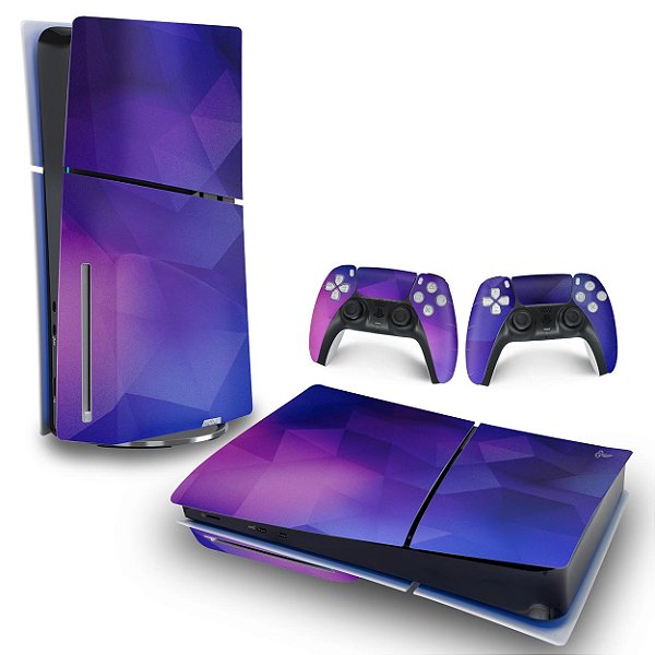 Skin PS5 Slim Horizontal - Abstrato #92