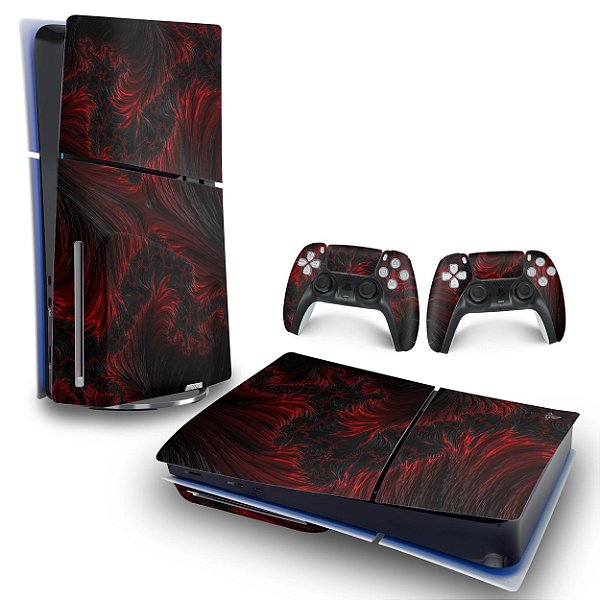 Skin PS5 Slim Horizontal - Abstrato #96