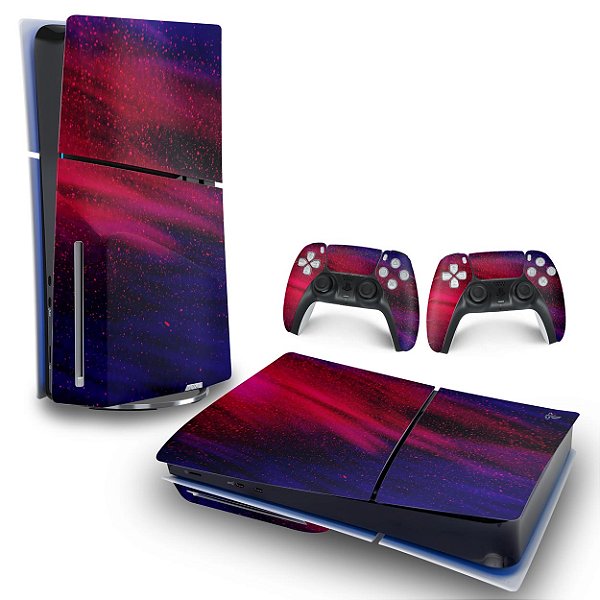 Skin PS5 Slim Horizontal - Abstrato #101