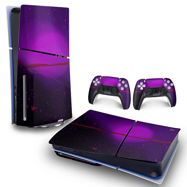 Skin PS5 Slim Horizontal - Abstrato #102