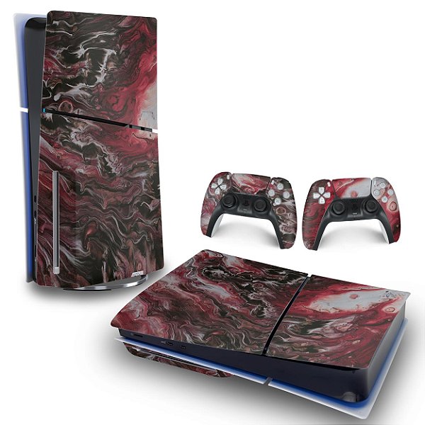Skin PS5 Slim Horizontal - Abstrato #104