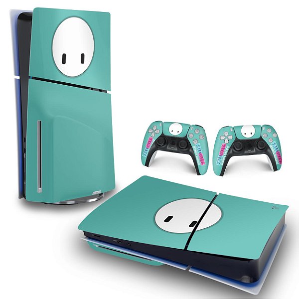 Skin PS5 Slim Horizontal - Fall Guys