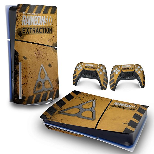 Skin PS5 Slim Horizontal - Tom Clancy's Rainbow Six Siege Extraction