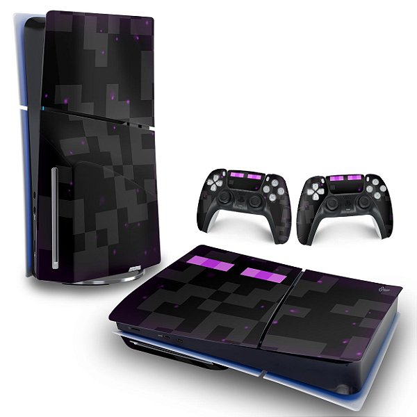 Skin PS5 Slim Horizontal - Minecraft Enderman