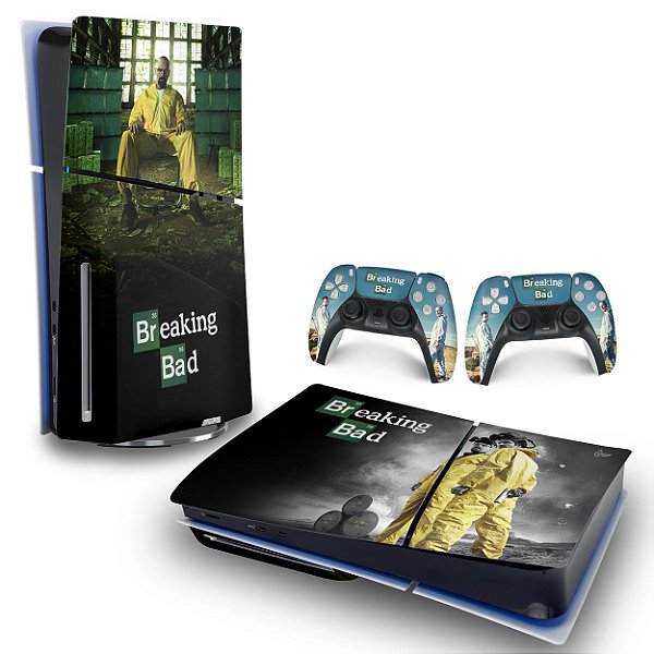 Skin PS5 Slim Horizontal - Breaking Bad