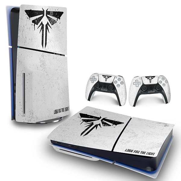 Skin PS5 Slim Horizontal - The Last Of Us Firefly
