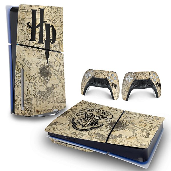 Skin PS5 Slim Horizontal - Harry Potter