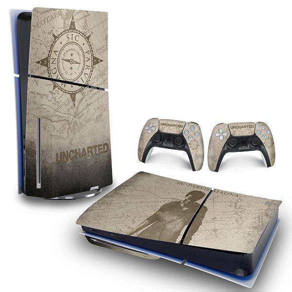 Skin PS5 Slim Horizontal - Uncharted