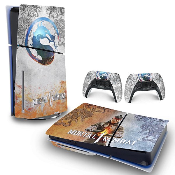 Skin PS5 Slim Horizontal - Mortal Kombat 1