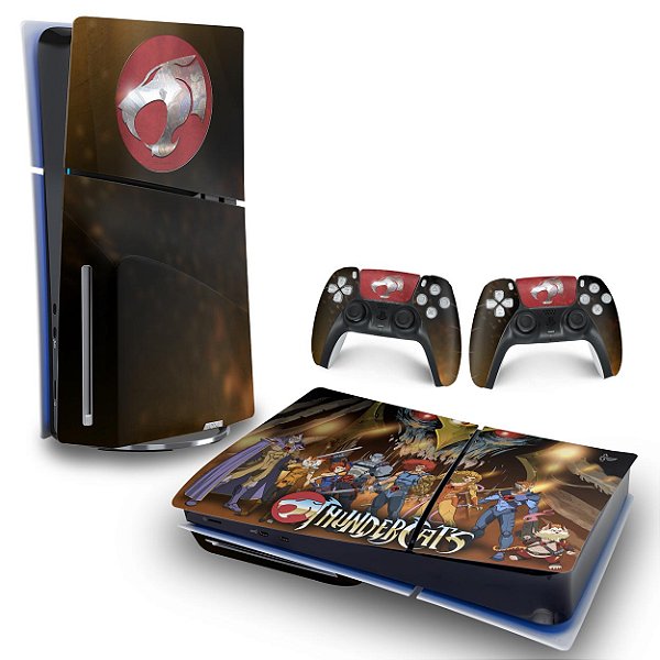 Skin PS5 Slim Horizontal - Thundercats