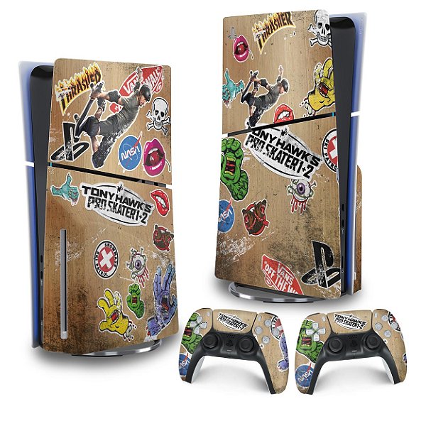 Skin PS5 Slim Vertical - Tony Hawk's Pro Skater
