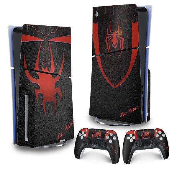Skin PS5 Slim Vertical - Spider-Man: Miles Morales